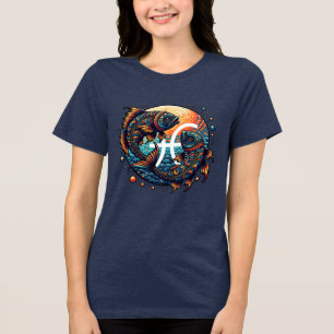 Astrologisches Horoskop-Syndrom Tri-Blend Shirt