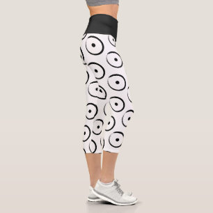 Astrologisches Sonnenzeichen - Buddhismus Zen Krei Capri Leggings