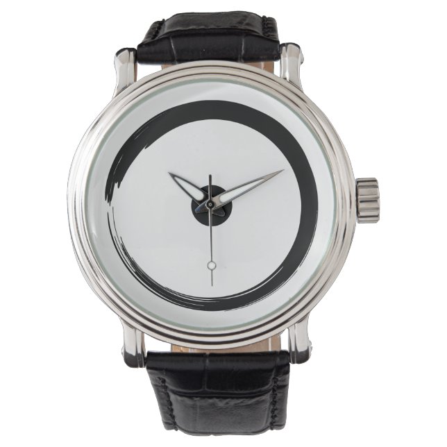 Astrologisches Sonnenzeichen - Zen-Kreis 1 des Bud Armbanduhr (Vorderseite)