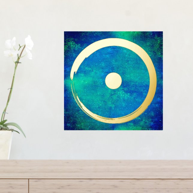 Astrologisches Sonnenzeichen - Zen-Kreis 1 des Bud Foliendrucke (In Situ (Eingangstisch))