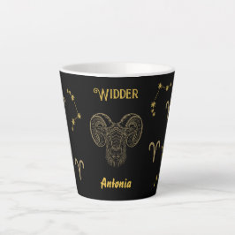 Astrologisches Sternzeichen Widder - Milchtasse