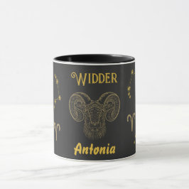 Astrologisches Sternzeichen Widder - Tasse
