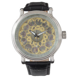 Astrologisches Vintages Tierzeichen Armbanduhr