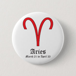 ASTROLOGISCHES ZEICHEN, SYMBOL ZODIAC BUTTON
