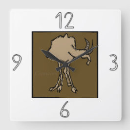 Astrology Zodiac Sign Capricorn Wall Clock Quadratische Wanduhr