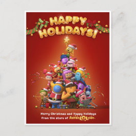 AstroLOLogy Christmas Postcard Postkarte