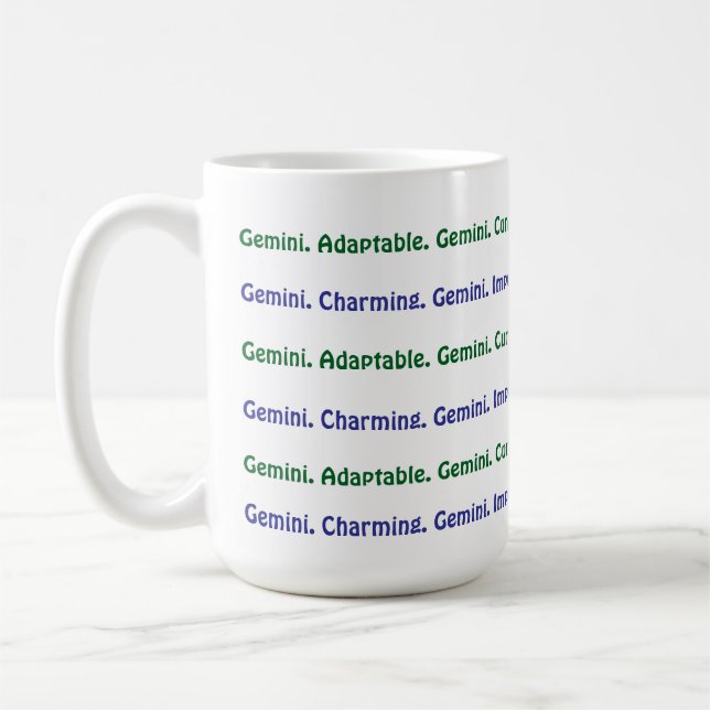 AstroloME Gemini Mug café (Gauche)