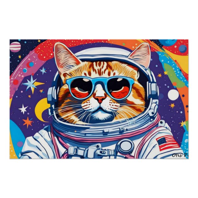 ASTRONABY TABBY CAT 3 POSTER (Vorderseite)