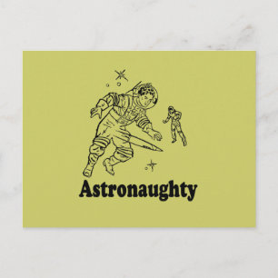 ASTRONAUGHTY POSTKARTE