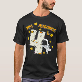 Astronaut 4. Weltraumschenke Alpaka T-Shirt