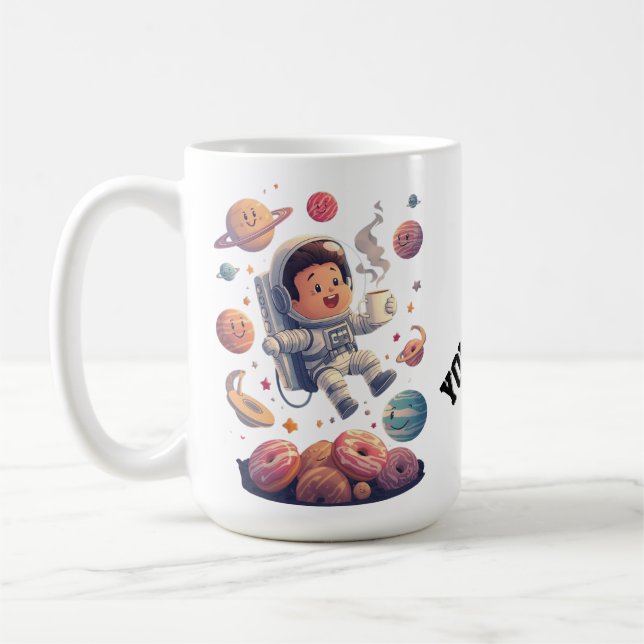 Astronaut Adventure Mug – Exploring the Galaxy (Gauche)