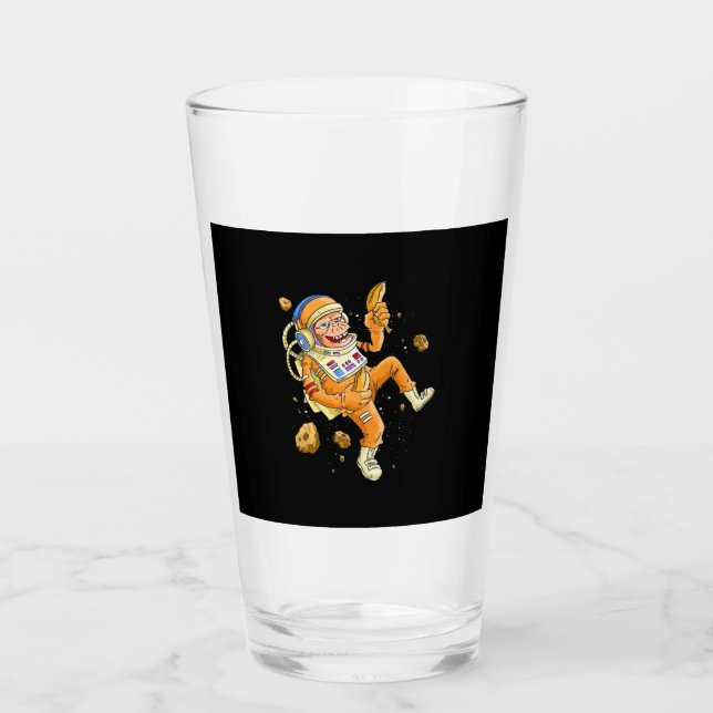 Astronaut-Affenraum Glas (Vorderseite)