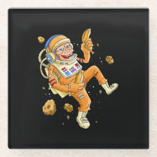 Astronaut-Affenraum Glasuntersetzer