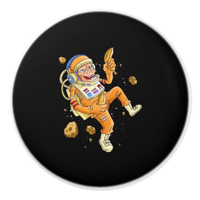 Astronaut-Affenraum Keramikknauf (Vorderseite)