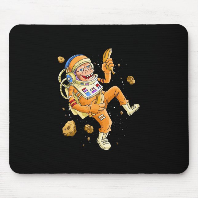 Astronaut-Affenraum Mousepad (Vorne)
