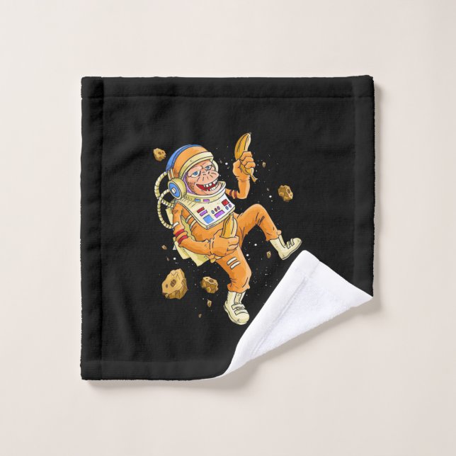 Astronaut-Affenraum Waschlappen (Waschlappen)