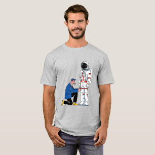 Astronaut Anzug Tailor Minimalistisch Unisex T - S T-Shirt