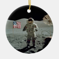 Astronaut Apollo 17 im Stier Littrow Tal