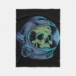 Astronaut Astro Skull Fleecedecke