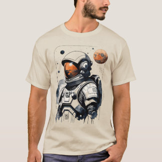 Astronaut auf dem Mars T - Shirt