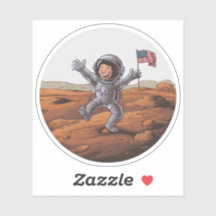 Astronaut auf Mars