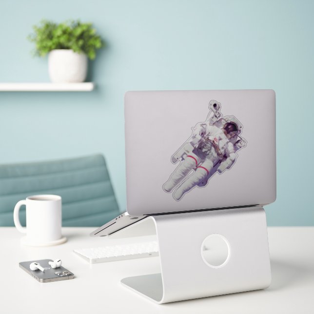 Astronaut Aufkleber (Laptop auf Schreibtisch)