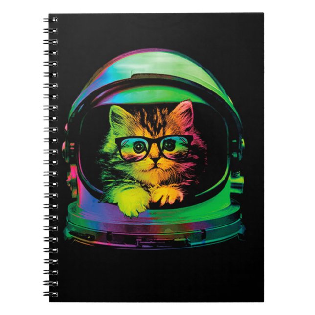 Astronaut aus lustigen Hipstern Notizblock (Vorderseite)