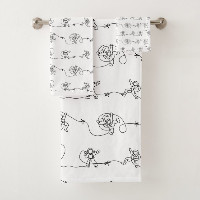 Astronaut-Badetuch-Set Badhandtuch Set (Insitu)