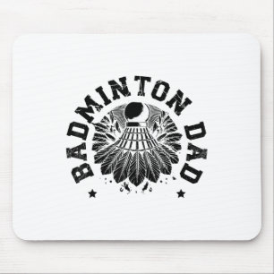 Astronaut Badminton Spieler Shuttle Mousepad