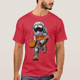 Astronaut Basketball Funny Basketball Geschenk Män T-Shirt
