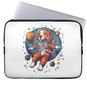 Astronaut-Beagle - WeltraumExplorer-Hund Laptopschutzhülle