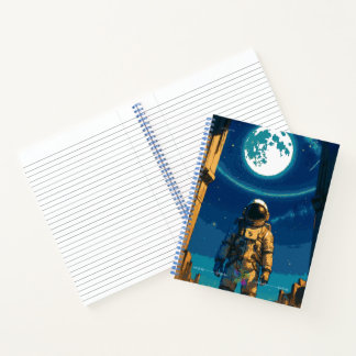 Astronaut Beneath the Celestial Gate Premium Notizbuch