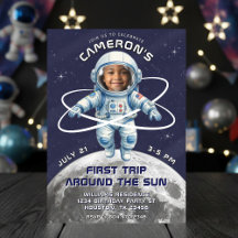 Astronaut Birthday Party 1st Trip Around the Sun