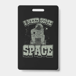 Astronaut Braucht Etwas Platz Ausweis