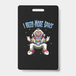 Astronaut braucht mehr Platz Ausweis