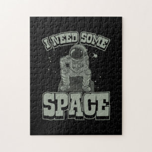 Astronaut braucht Platz