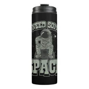 Astronaut braucht Platz Thermosbecher