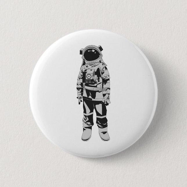 Astronaut Button (Vorderseite)
