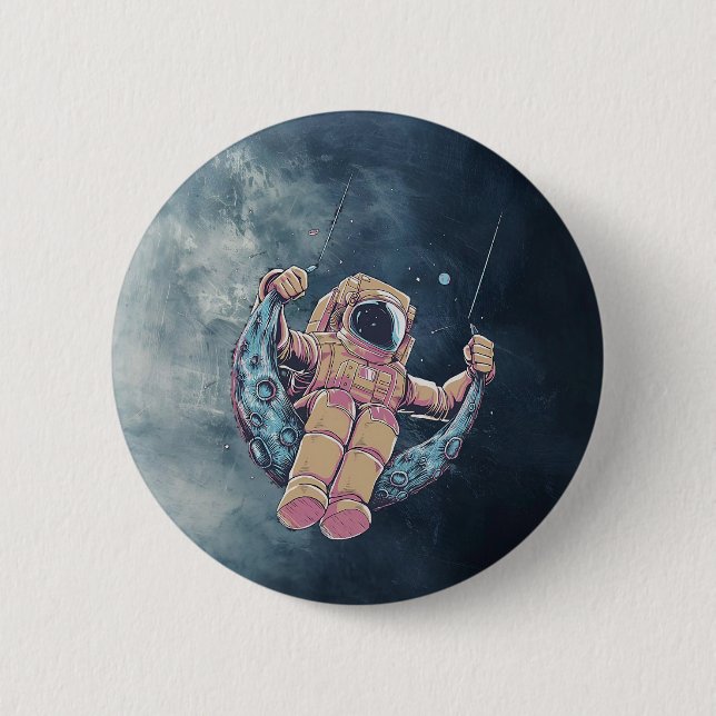 Astronaut Button (Vorderseite)