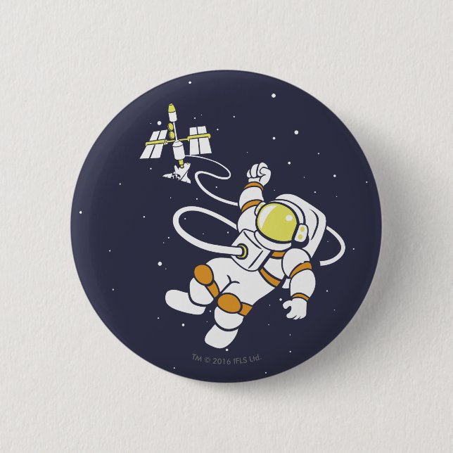 Astronaut Button (Vorderseite)