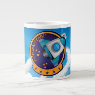 Astronaut Cadet Abzeichen Jumbo-Tasse