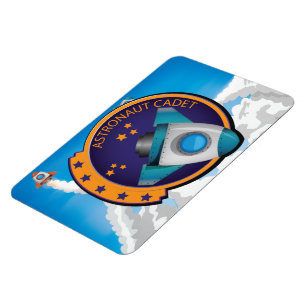 Astronaut Cadet Abzeichen Magnet
