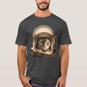 Astronaut Cat Astronomie Spaceman Kitty Space T-Shirt