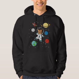 Astronaut Cat Planet Earth Mars Space Hoodie