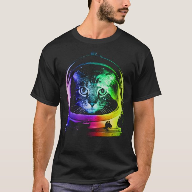 Astronaut cat T-Shirt (Vorderseite)