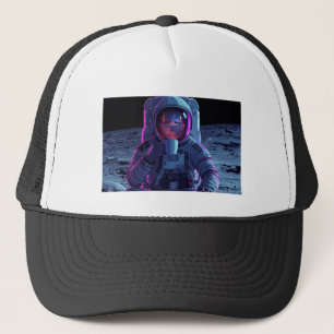 “Astronaut Chill Vibes - Vaporwave-Mütze” Truckerkappe