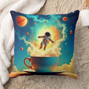 Astronaut Coffee Dream Kissen