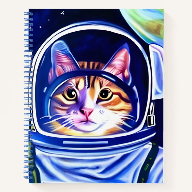 Astronaut de chat dans le Space Journal (Devant)