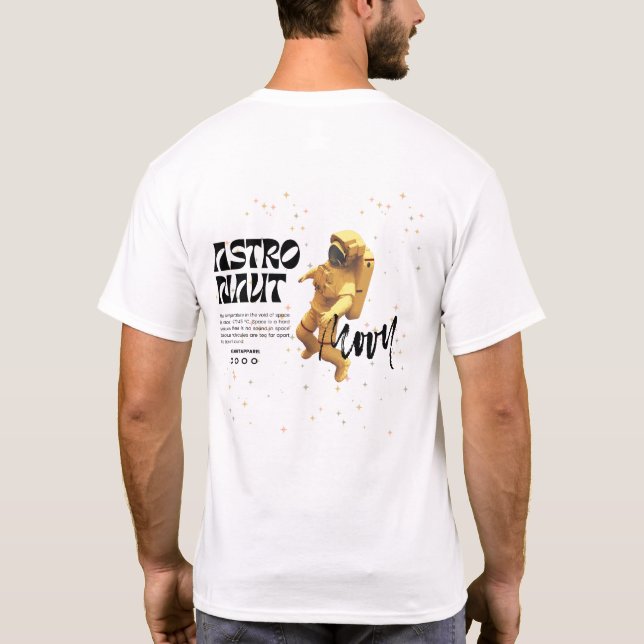 Astronaut der Zukunft T-Shirt (Rückseite)