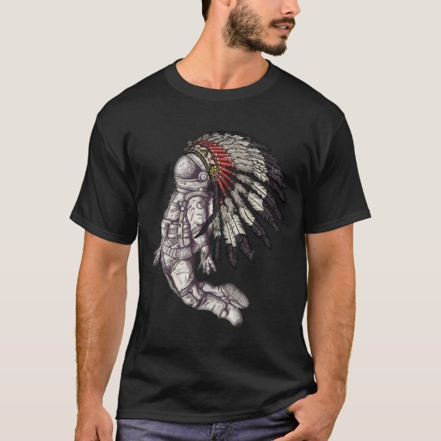 Astronaut des amerikanischen Kulturerbes T-Shirt (Vorderseite)